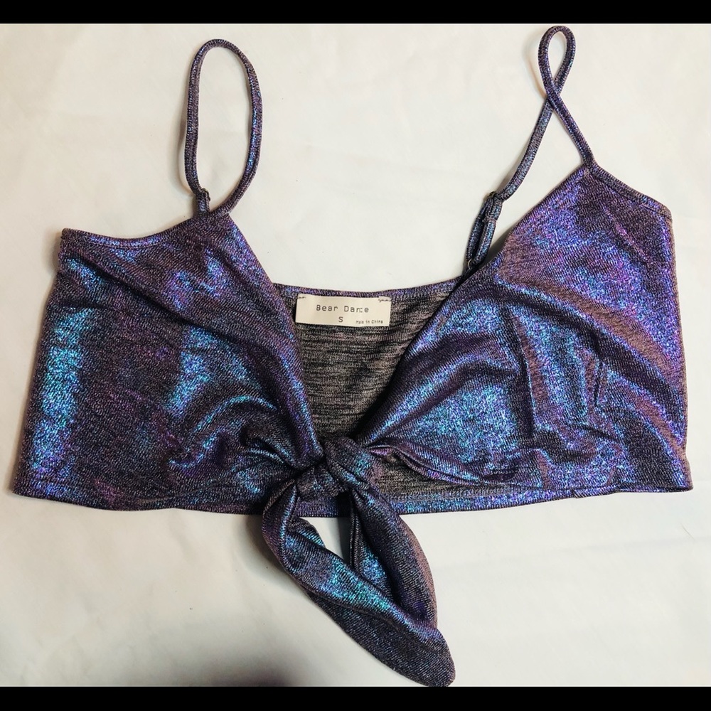 Metallic Shimmer Top